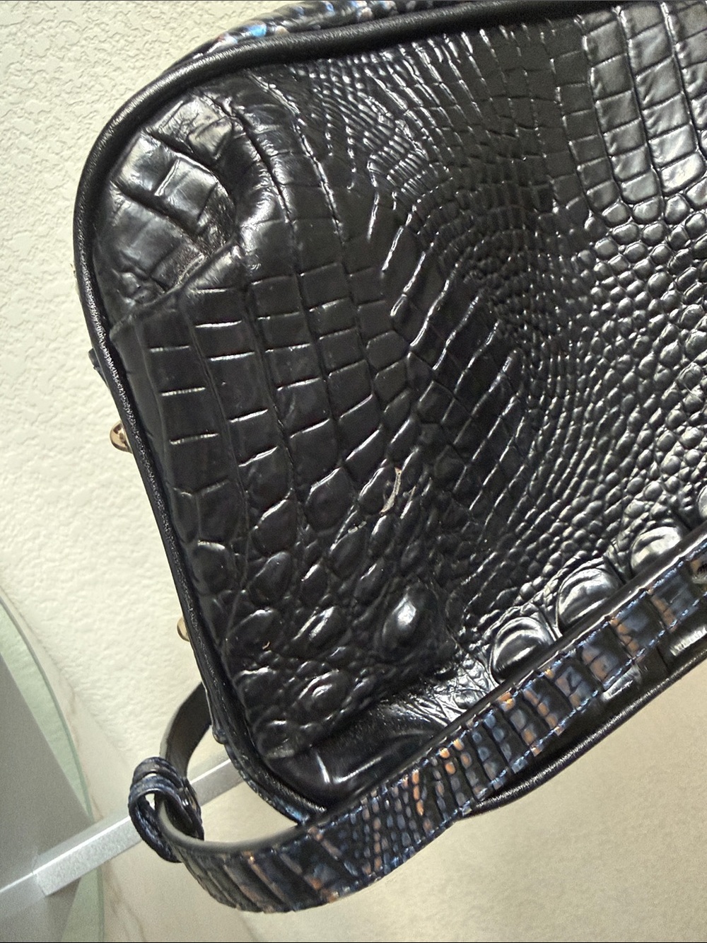 Brahmin Elisa Crowe Lazuli Blue Hobo Bag - Picture 4 of 10